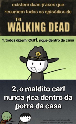 Um resumo forte de The Walking Dead
