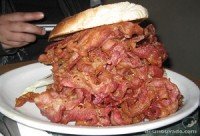 sanduiche de bacon
