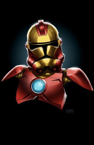iron man super herois uniforme Stormtroopers