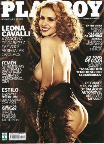 Fotos da Playboy de Outubro Leona Cavalli 1