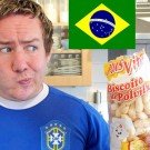 Reacao dos estrangeiros ao provarem guloseimas brasileiras