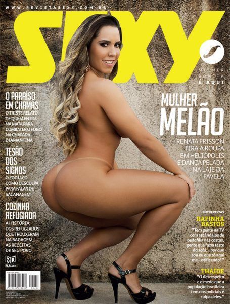 Fotos Sexy Mulher Melão Renata Frisson Revista Sexy Junho