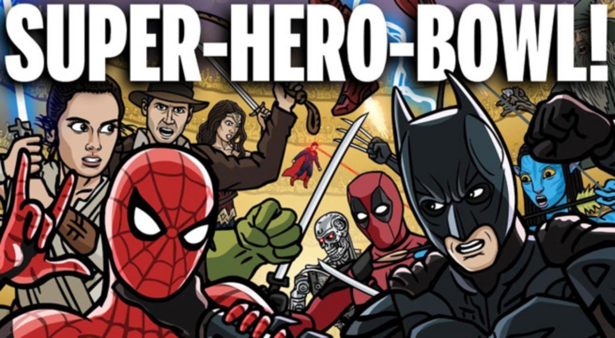Mais de 100 super herois guerreando entre si para descobrir quem é o Heroi Supremo