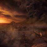 o dia da erupcao do vulcao Vesuvio em Pompeia 4