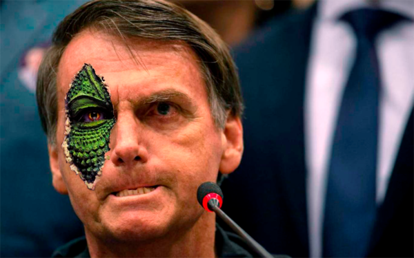 Jair Bolsonaro e um Reptiliano thumb