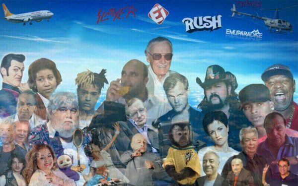 memorial 2018 rip celebridades
