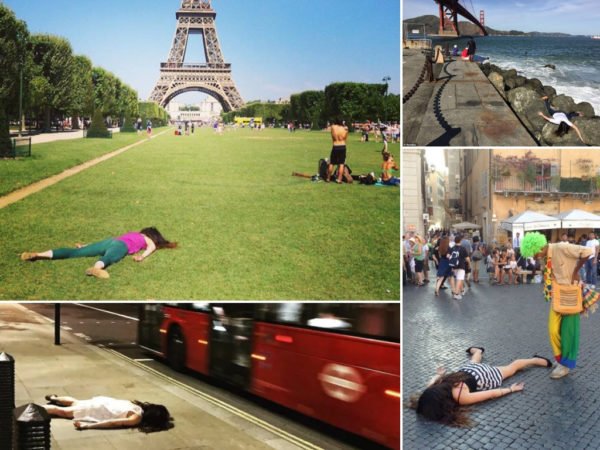 viajante posta fotos morrendo em pontos turisticos pelo mundo