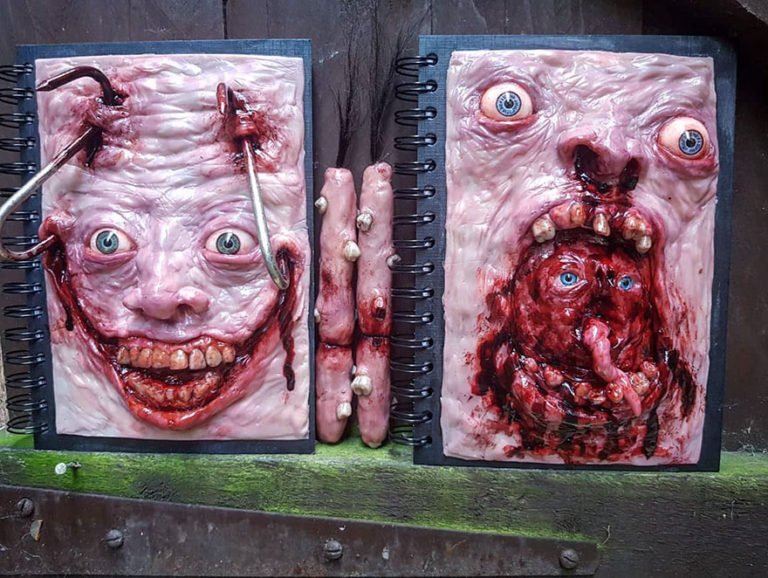 Jason Rooneya artista cria esculturas bizarras inspiradas no horror 20