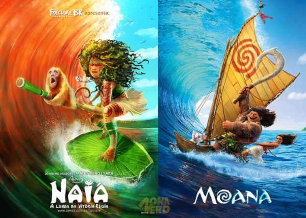 Folclore BR confira uma releitura de pôsters de filmes da Disney com lendas do folclore brasileiro 3