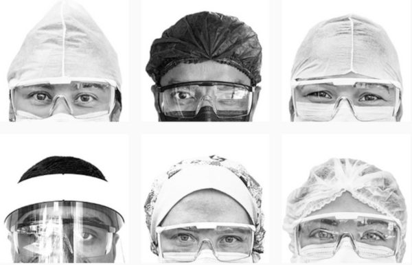 Olha pra mim fotógrafo pernambucano registra os olhares dos profissionais de saúde durante a pandemia do Covid19