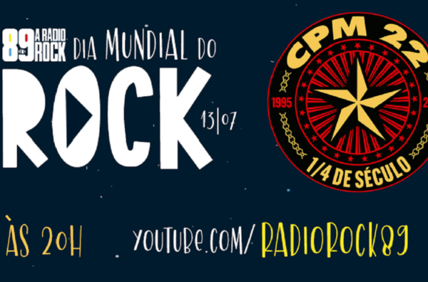 Dia mundial do Rock virtual confira horarios de lives de Raimundos na LivePlanetaBrasil e e CPM 22 na Radio Rock 3