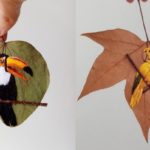 Laura Dalla Vecchia artesa borda aves brasileiras em folhas secas e une preservacao a arte 2