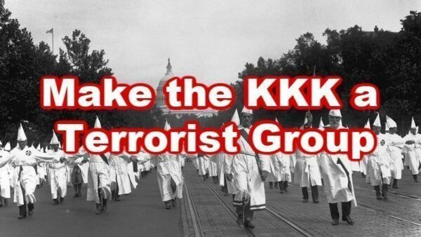 Ku Klux Klan seja considerada uma organizacao terrorista 3