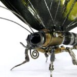 Artista cria esculturas de animais com pecas mecanicas descartadas em estilo Steampunk 50