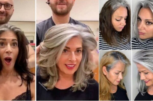 Jack Martin cabeleireiro convence clientes a assumirem a beleza dos cabelos brancos 50