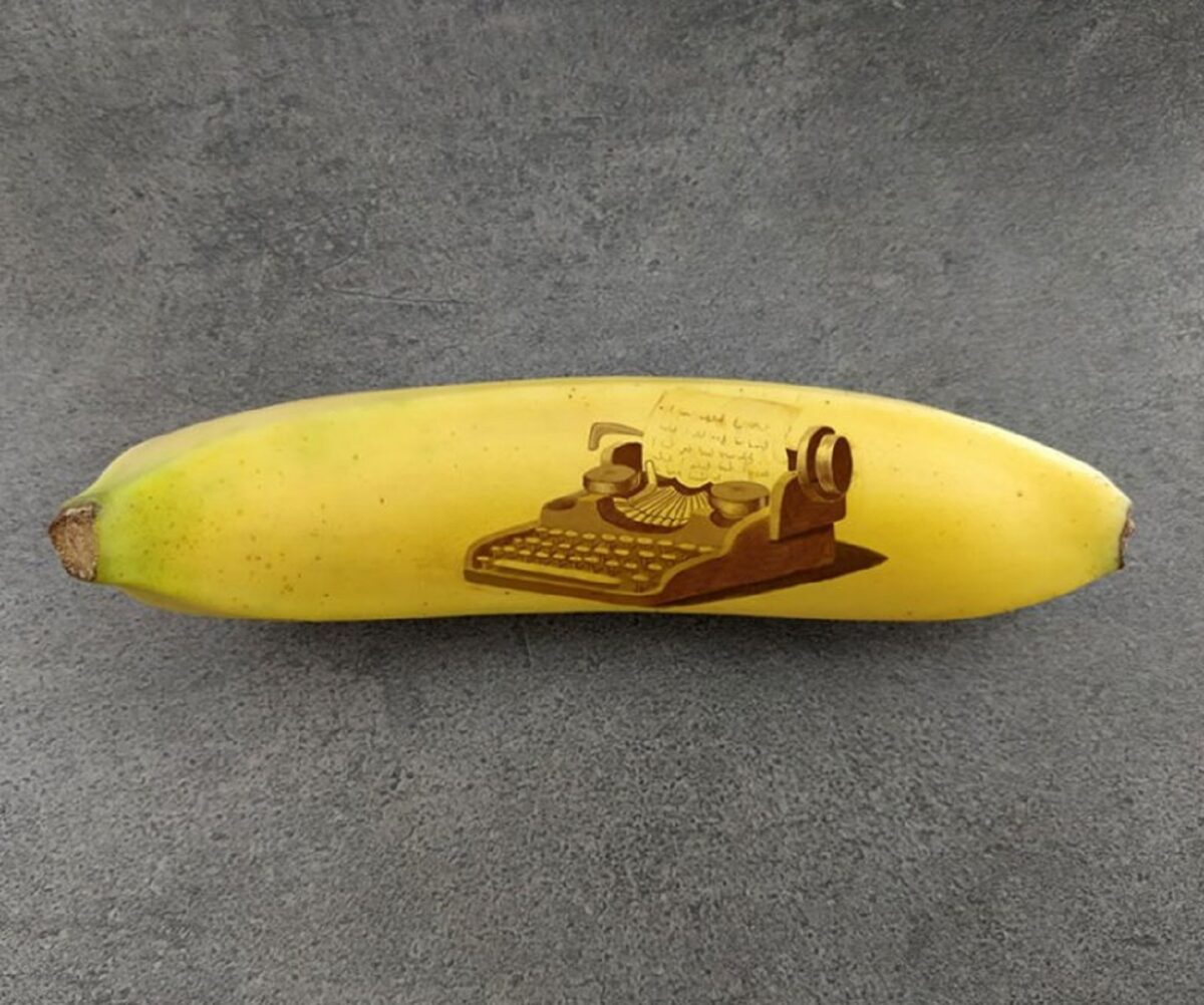 A arte na banana de Anna Chojnicka 14