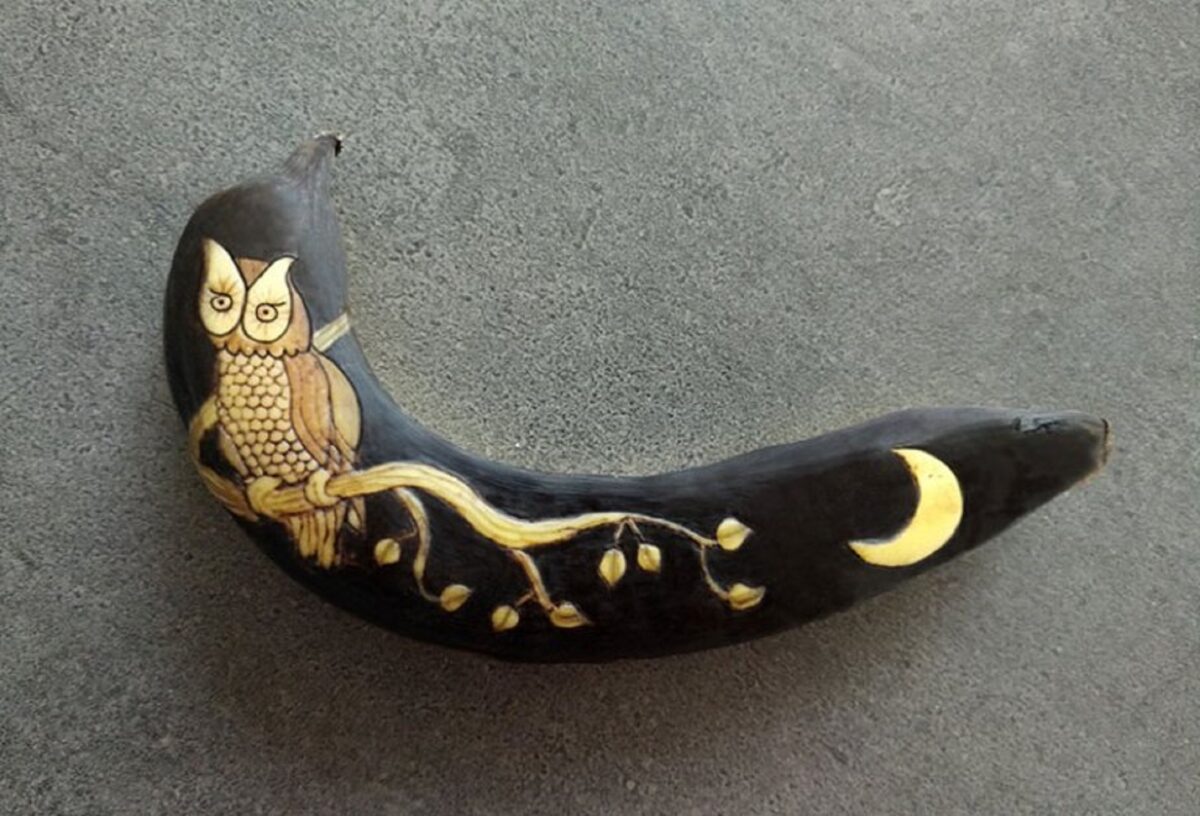 A arte na banana de Anna Chojnicka 16