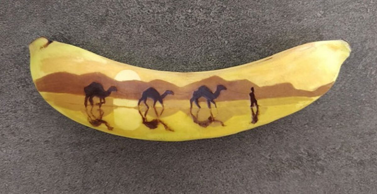 A arte na banana de Anna Chojnicka 9