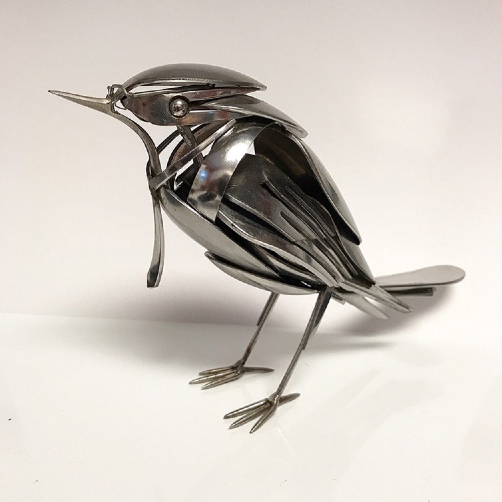 Matt Wilson artista cria esculturas de passaros com sucata 1