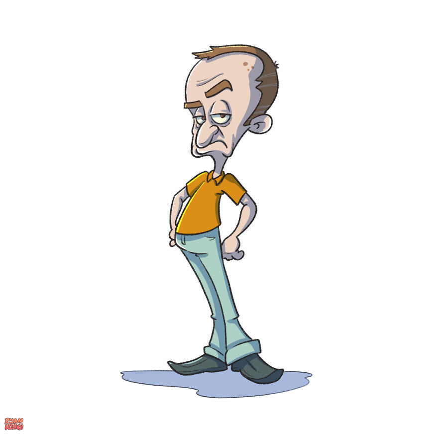 Ryan Altounji Iartista ilustra versao humana de personagens do Bob Esponja 2