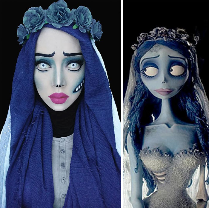 Saraswati: artista reproduz personagens da cultura pop com maquiagem