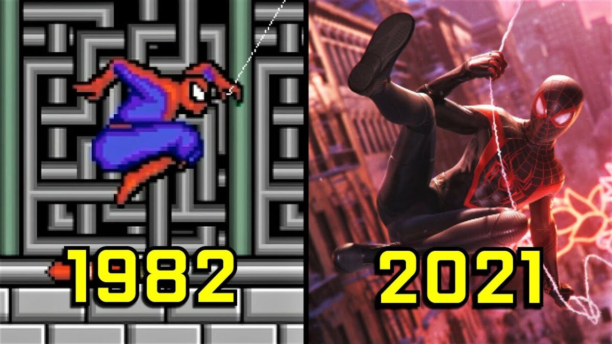 A evolucao do Homem Aranha nos videogames desde 1982