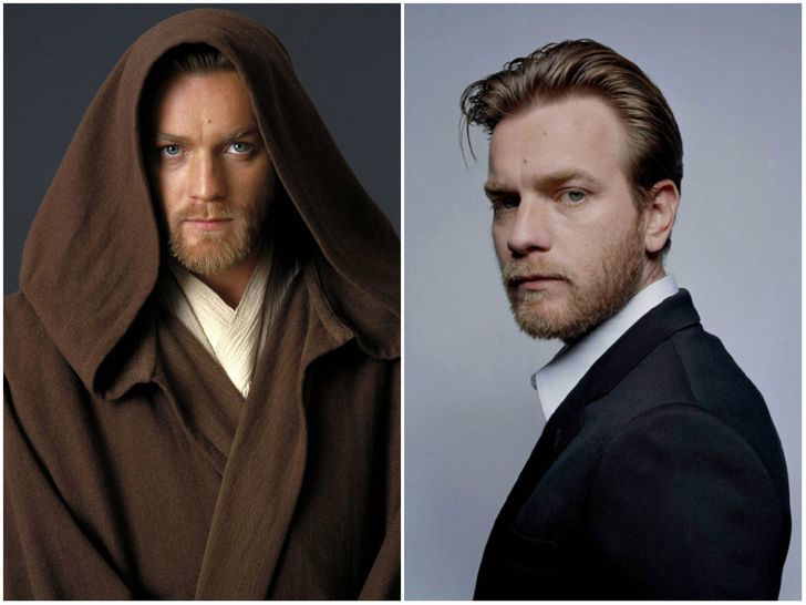 Antes e depois dos atores de Star Wars 10