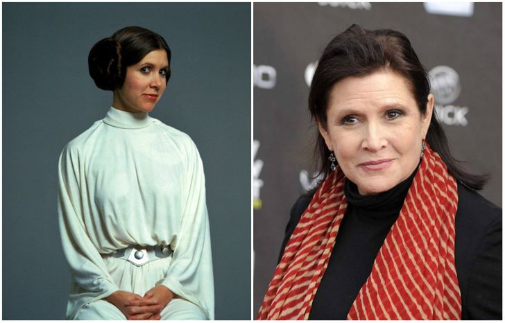 Antes e depois dos atores de Star Wars 3