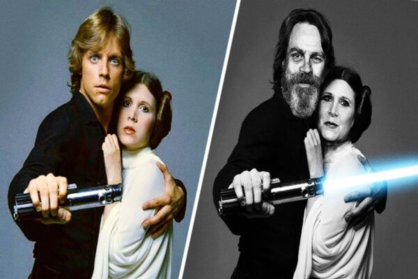 Antes e depois dos atores de Star Wars 50