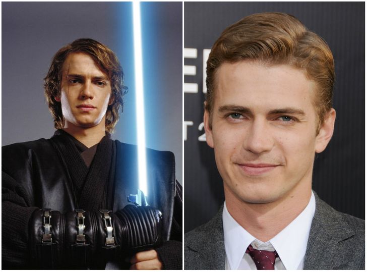 Antes e depois dos atores de Star Wars 8