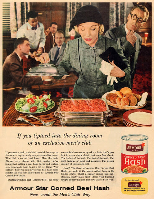 Propagandas de comida dos anos 50 1