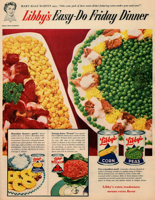 Propagandas de comida dos anos 50 10