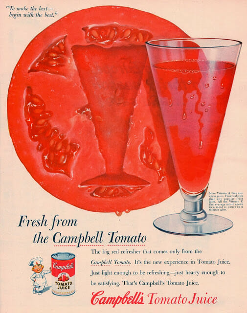 Propagandas de comida dos anos 50 12