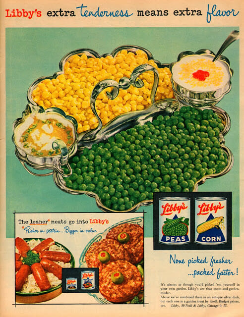 Propagandas de comida dos anos 50 6