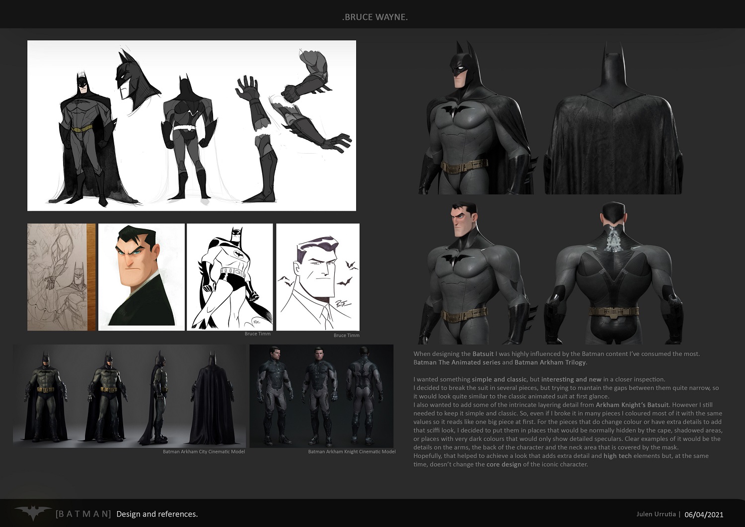 Julen Urrutia artista digital reimagina Batman atraves de computacao grafica 15