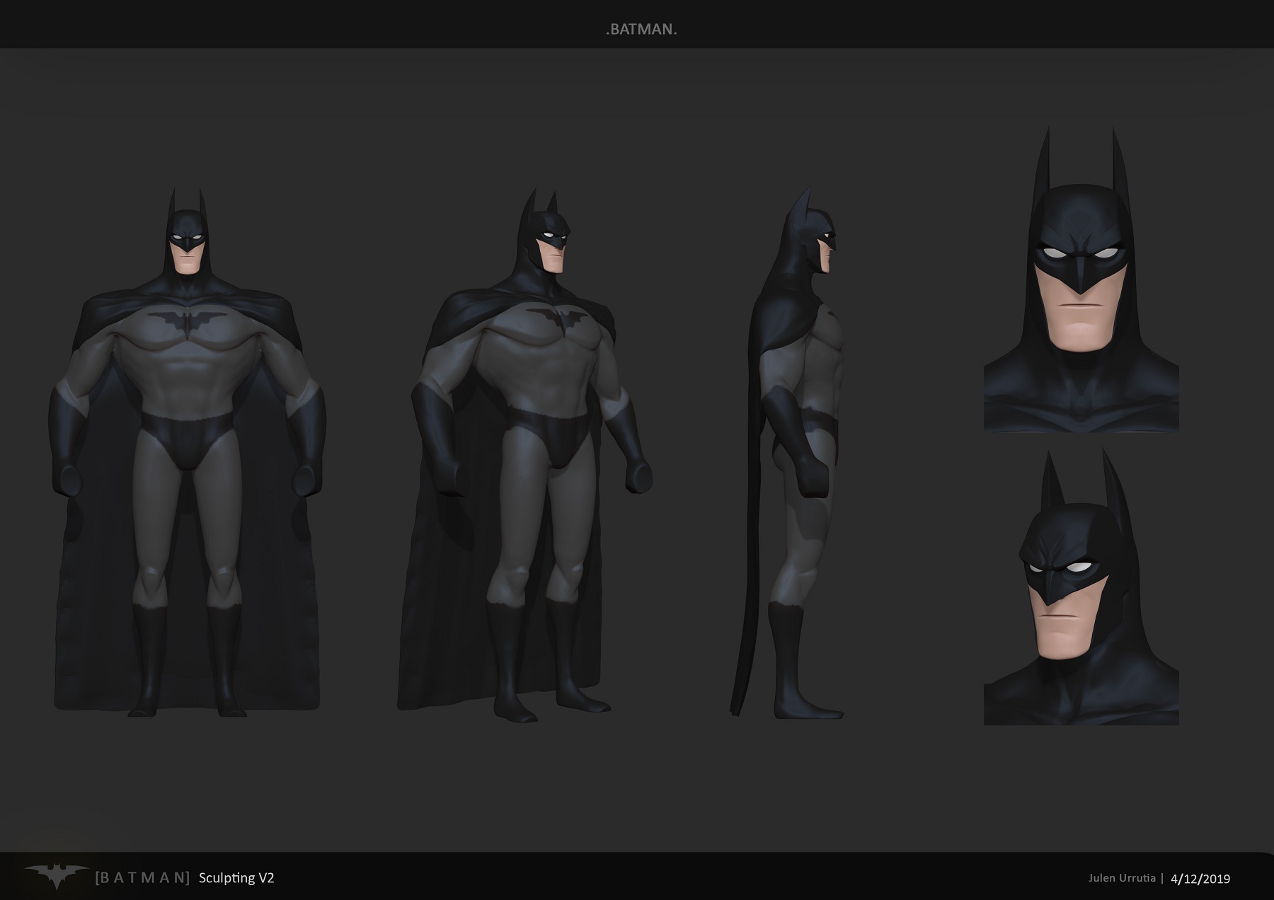 Julen Urrutia artista digital reimagina Batman atraves de computacao grafica 7
