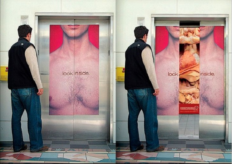 Criativos anuncios em elevadores 6