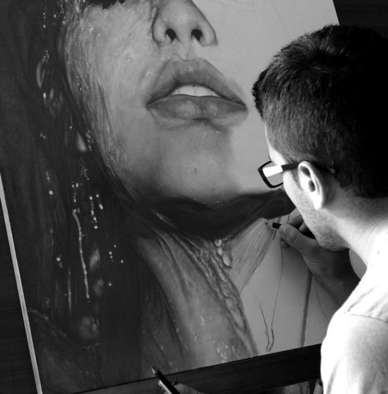 Diego Fazio artista cria retratos hiperrealistas com lapis 2