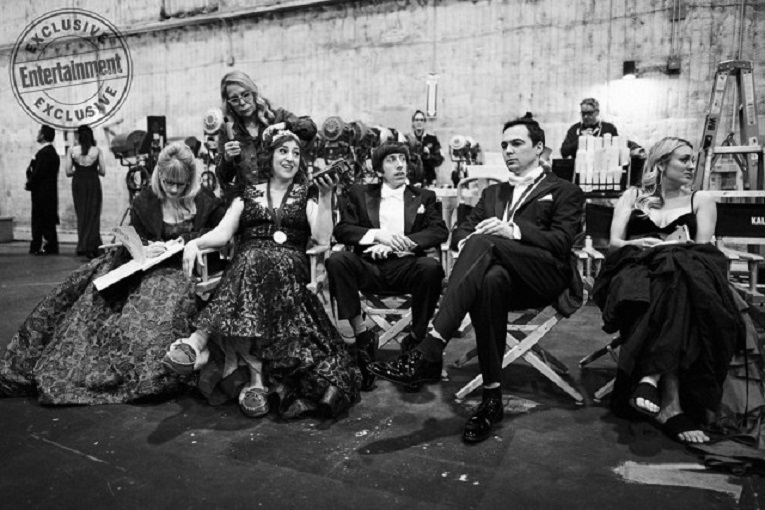 Fotos dos bastidores do ultimo episodio de The Big Bang Theory 10
