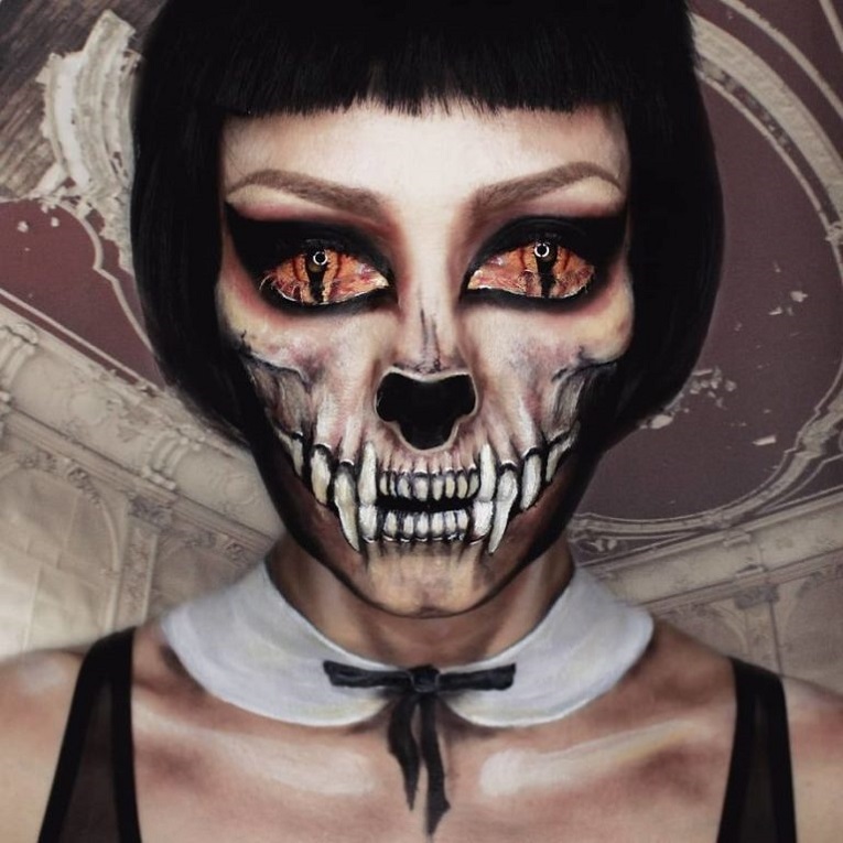 Julia Wunderlich maquiadora pinta horripilantes maquiagens de Halloween 10