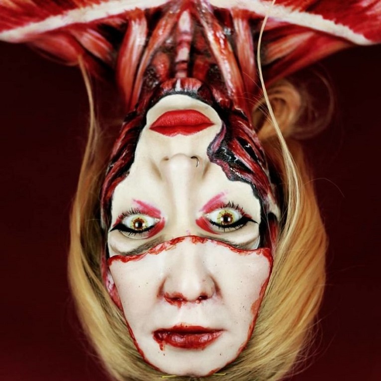 Julia Wunderlich maquiadora pinta horripilantes maquiagens de Halloween 18