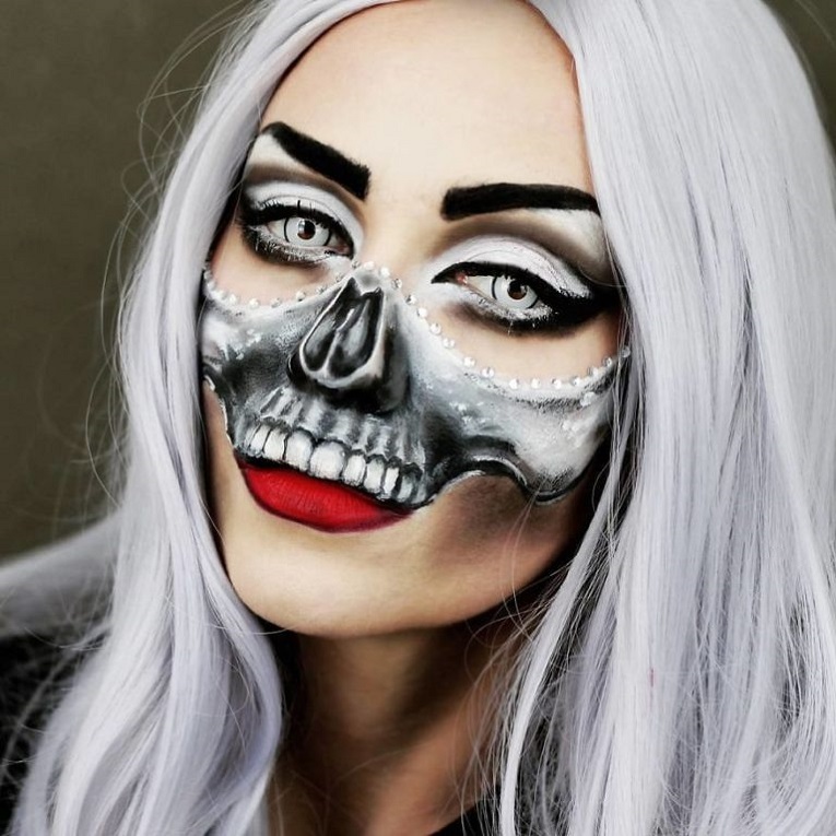 Julia Wunderlich maquiadora pinta horripilantes maquiagens de Halloween 21