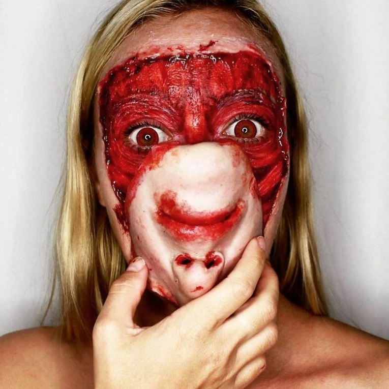 Julia Wunderlich maquiadora pinta horripilantes maquiagens de Halloween 27