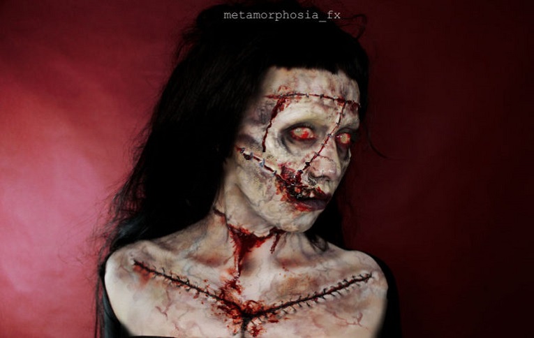 Julia Wunderlich maquiadora pinta horripilantes maquiagens de Halloween 29