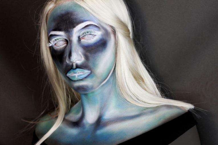 Julia Wunderlich maquiadora pinta horripilantes maquiagens de Halloween 32