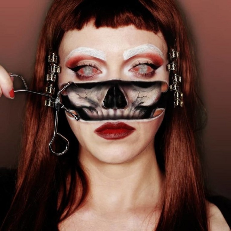 Julia Wunderlich maquiadora pinta horripilantes maquiagens de Halloween 5