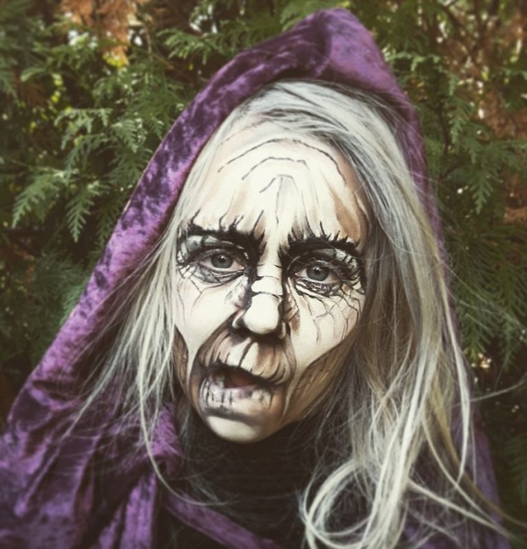 Lynn Hetherington artista faz maquiagem de Halloween em criancas 7