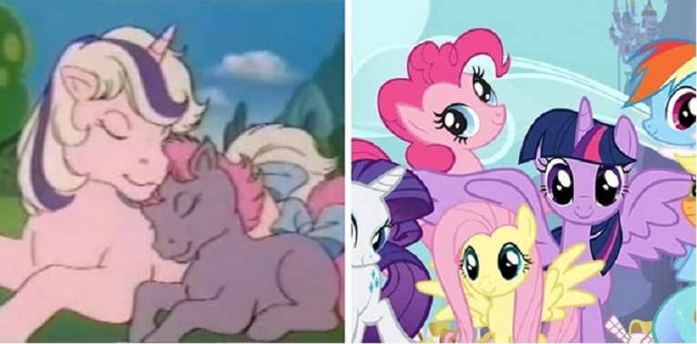 Antes e depois de desenhos famosos 6