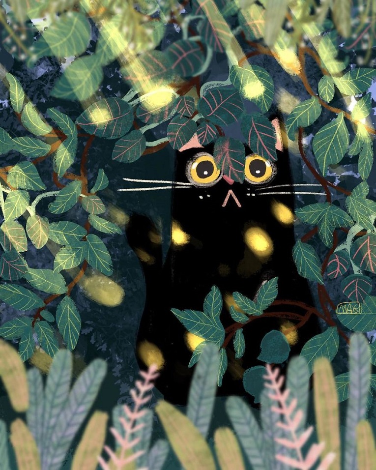 Margherita Grasso artista cria ilustracoes fofas de gatos 10