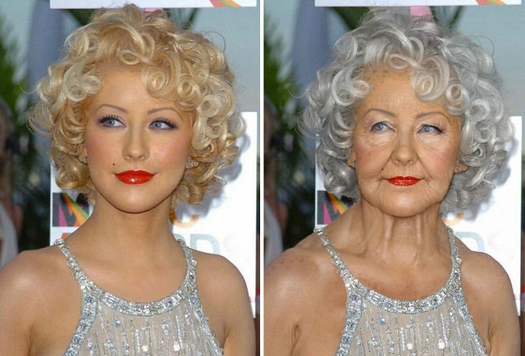 Artistas criam celebridades envelhecidas em Photoshop 1